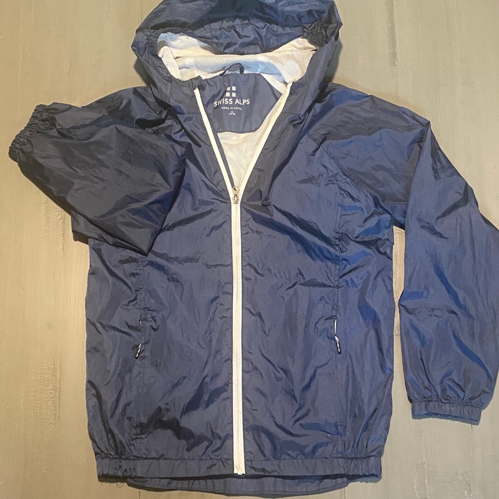 Swiss Alps Navy Windbreaker Jacket